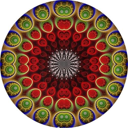 Mandala Bohemian circular Kitchen Mat Bedroom Entrance Doormat 3D Pattern Home Floor Decoration Living Room Carpet Non-Slip Rug