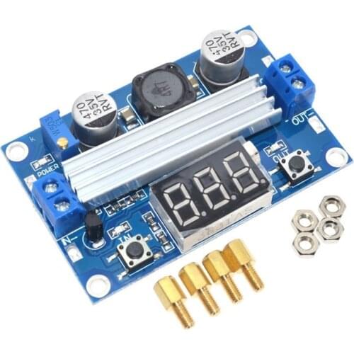 LTC1871 DC DC Step Up Booster Converter 3-35VDC to 3.5-35VDC + LED Voltmeter DC-DC Step Up Module Power Supply Voltage Regulator