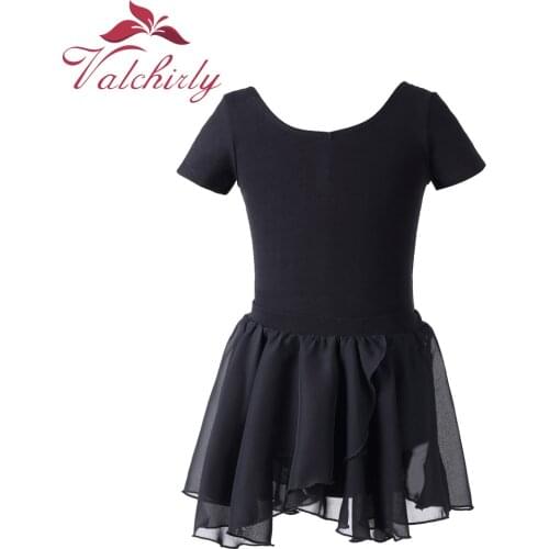 Cute Short Sleeve Ballet Dress Dance Clothing Ballet Costumes for Girls Dance Leotard Dancewear