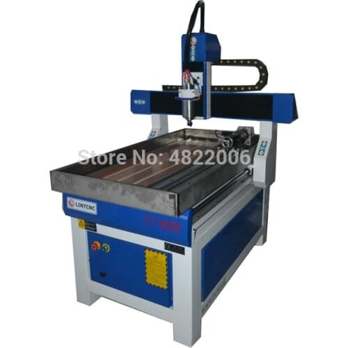 Desktop 6090 cnc router metal cutting and milling machine for sale