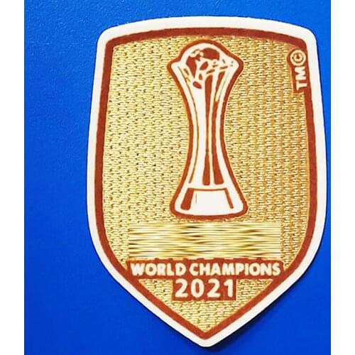 2021 New World Champions Patches Footbal Badges Heat Transfer Wholesale Soccer Patches