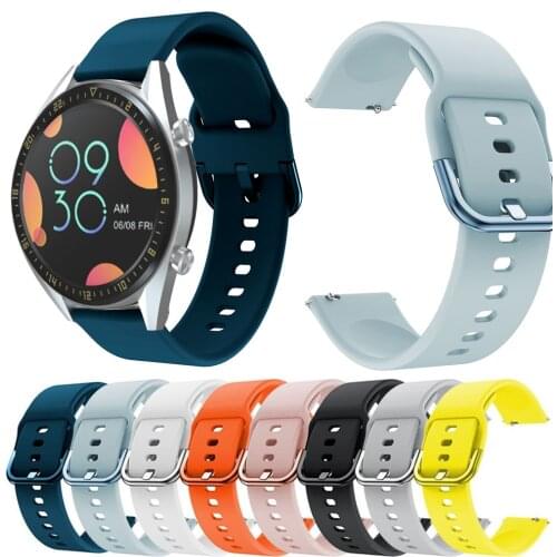 Silicone 22mm Watch strap band for Huawei Watch GT2 46mm /GT 2e Sport Smart Wristbands on Huawei honor magic 2 46mm belt