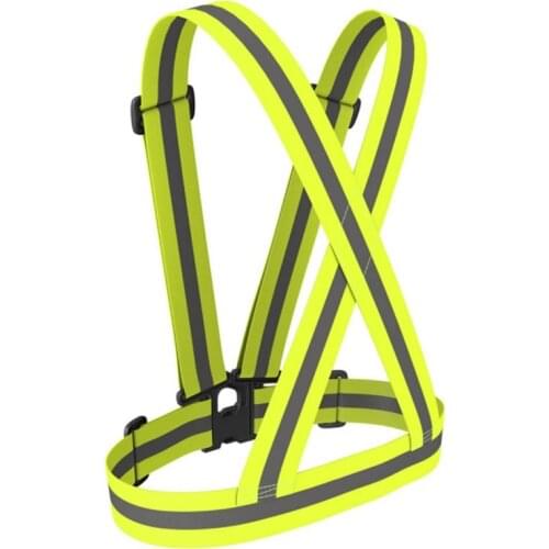 Sports Night Running Ride Reflective Belt Safty Adjustable Visibility Rumming Belt