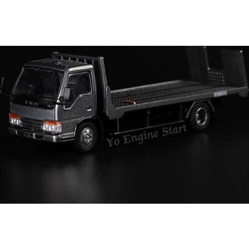 1:64 Alloy Car Model YES ISUZU ELF Trailer AE86