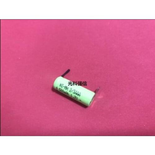 5 Pieces/lot Original New 1.2V 2/3AAA 500mAh Ni-Mh 2/3 AAA Ni-Mh Rechargeable Battery With Pins
