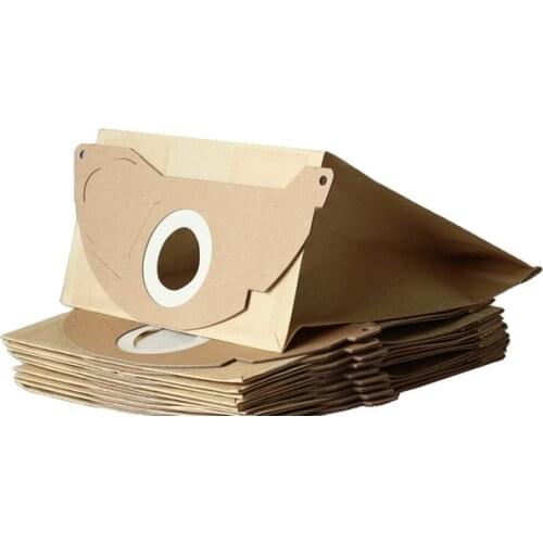 5 pieces/lot Vacuum Cleaner Filter Bags Paper Dust Bag replacement for Karcher 1.629-558.0 A2074 WD2200 S2500 series