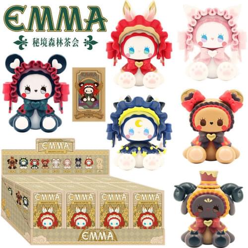 8pcs/set Emma Secret Forest Blind Box Guess Bag Girls Gift caja ciega Toy Cartoon Animals Figures Dolls Home Dereoc