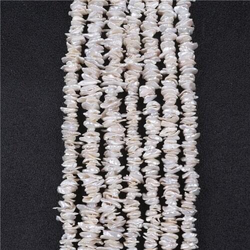 AA 9-10mm keshi freshwater pearl strands for sale