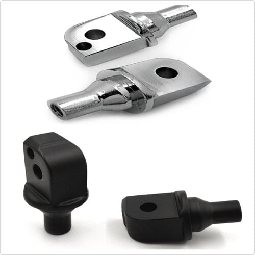 Aftermarket Motorcycle Parts Chrome Footpeg Adapter For Passenger 2018-Later Harley Softail Slim FLSL Breakout FXBR Black