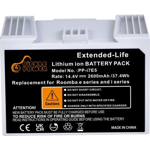 Vacuum Cleaner Battery for iRobot Roomba e Series e5 e6 and i Series i7 i7+ i8,7150 7550 5150 e5150 e515020 e5152 e5154 e5158