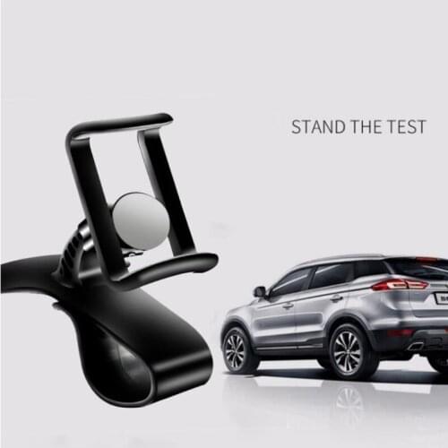U90C 360° Car Phone Holder Clip Car Dashboard Mount Cell Phone Holder GPS Bracket Stand Suitable For Most Mobile Phones
