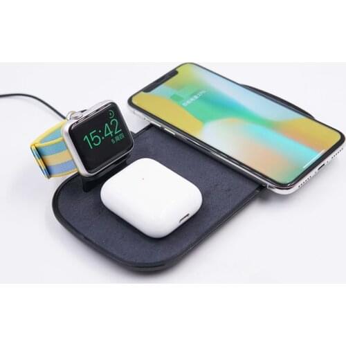 Mophie two/three in one wireless charger for Apple iphone/AirPords/iwatch watches