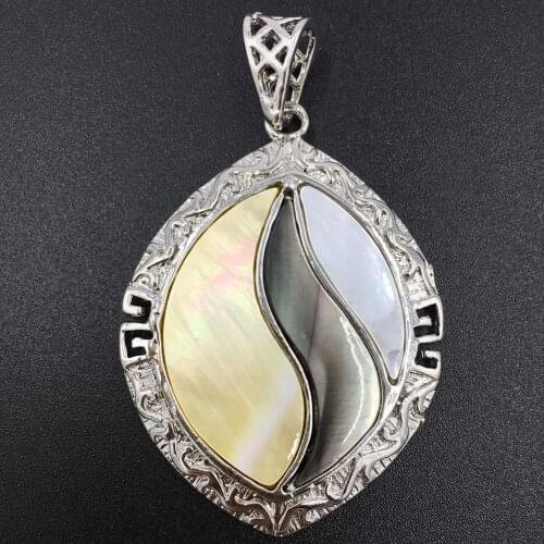 Free shipping Fashion Jewelry Mother of pearl Shell Pendant Bead MC8271