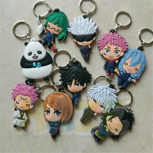 Anime Jujutsu Kaisen Gojo Satoru Keychain Pendant Figure Model Toy New
