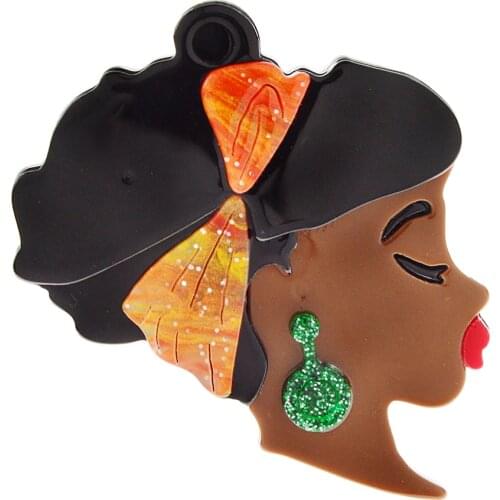 CINDY XIANG Beautiful Girl Brooch Wear Big Bow Acrylic Acetate Fiber Jewelry High Quality New 2021 Design