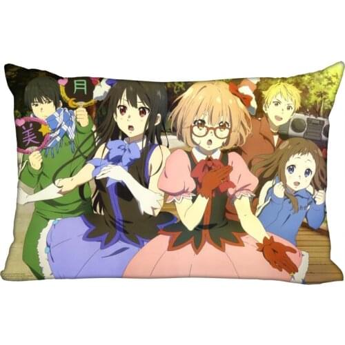 Beyond The Boundary Pillowcase Satin Fabric Pillow Cover New Rectangle Zipper Pillow Cases Home Office Wedding Decorative 10-10