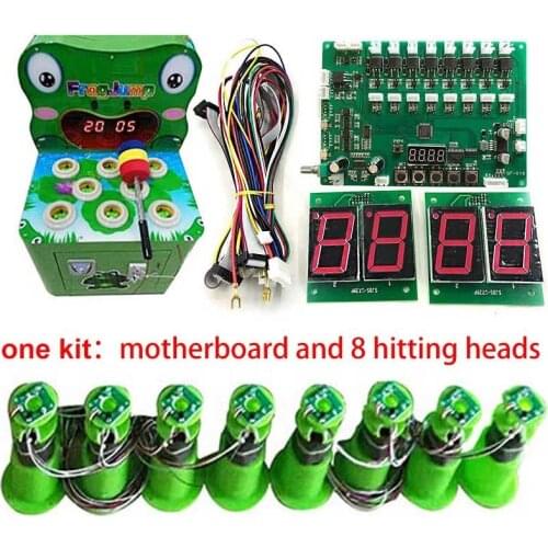 Children Kids Playing Games Diy Kit Hitting Frog Gopher Mouse Motherboard Wire Harness Hammer Led Lighting Ring Arcade Bundle