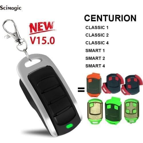 V15.0 For CENTURION CLASSIC 1/2/4 Button Remote Control 433mhz CENTURION SMART 1/2/4 Garage Door Opener