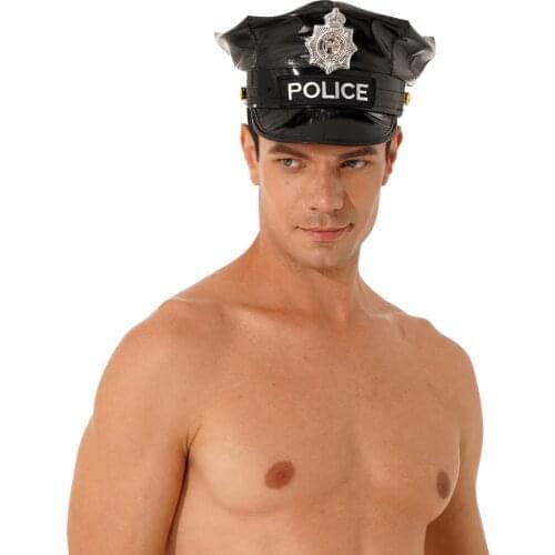 Halloween Party Hat Fashion Captain Cap Police Cap Men Sailor Hats Beret Caps Flat Top Captain Cap Travel Cadet Octagonal Hat