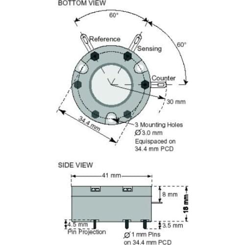 H2O2/S-100-S gas sensor MB-100 GAS SENSOR