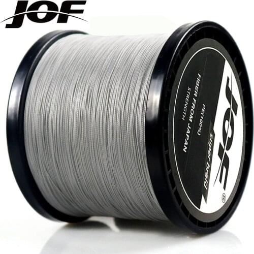 JOF 1000M 500M 300M 100M 8 Strands Multicolor Braided Fishing Line Sea Saltwater Carp Fishing Weave Extreme 100% PE