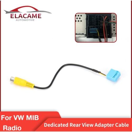 RCA Rear View Camera Cable for VW Golf VI Jetta 5 6 MK5 MK6 Passat B6 Touran Tiguan Vento Polo RCD330 RCD360 MIB Radio