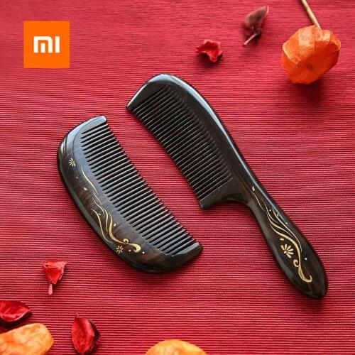 Xiaomi Xin Zhi Classic Natural Wooden Comb Hand-painted Comb Professional Hair Styling Tool Hand Made High Quality for Gift