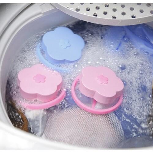 Hair Removal Catcher Filter Mesh Pouch Cleaning Balls Bag Dirty Fiber Collector Washing Machine Filter Laundry Balls Discs