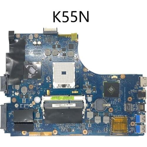 K55N Motherboard REV:2.0 For ASUS K55D K55DR K55DE A55D Laptop motherboard K55N Mainboard K55N Motherboard test 100% OK
