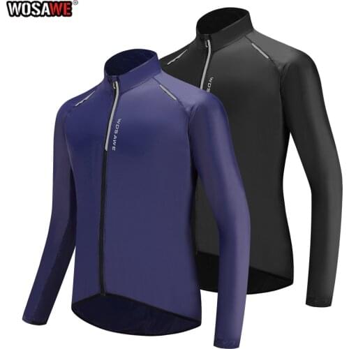 WOSAWE motorcycle jacket compression Sunscreen Long Sleeve MTB Windbreaker Wear Outdoor Sports Waterproof Windbreaker vest