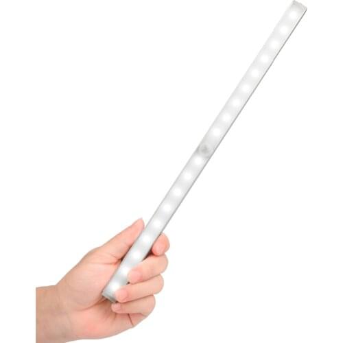 Rechargeable LED Night Light 18LEDs Motion Sensor Closet Cabinet Light Auto IR Infrared Induction Lamp For Bedroom Kicthen Stair