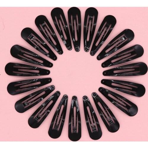 20Pcs/Bag Colorful Water Droplets 5Cm Snap Hair Clips For Kids Girls Accesoires Cute Hairpins Barrettes Baby Headbands Headwear