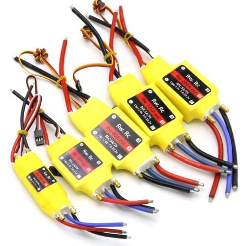 2-6S 30A/50A/80A/100A/200A ESC 5V/3A 5V/5A UBEC Brushless Speed Controller ESC For RC Boat UBEC 200A/S