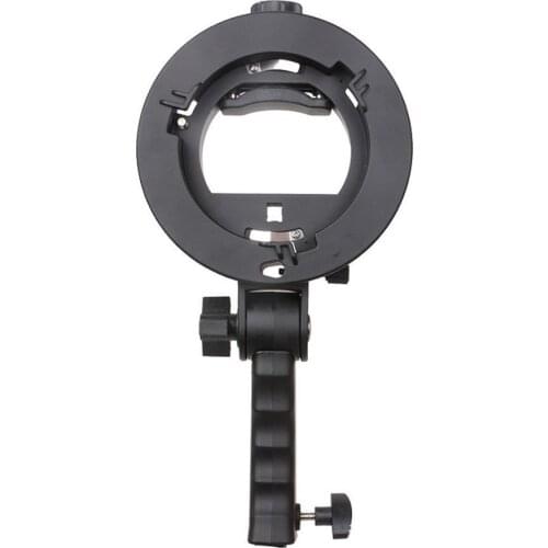 Handheld Grip S-Type Bracket Bowens S Mount Houder voor Speedlite Flash Snoot Softbox Beauty Dish Portable