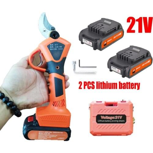 Pruning Cutting Shears Grafting Shears Garden Cutter Electric Wireless Rechargeable Lithium Tree Pruning Shears Garden Tools