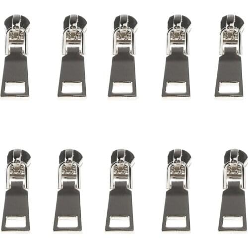 10x Fix Metal Zipper #5 Zip Slider Puller Instant Repair Kit Replacement