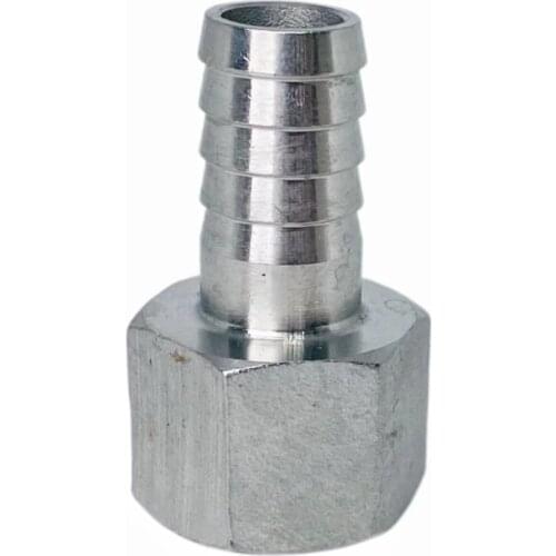 Stainless Steel Hose Barb - 1/2" FPT x 1/2"Barb, Homebrew Hardware, Pump fitting