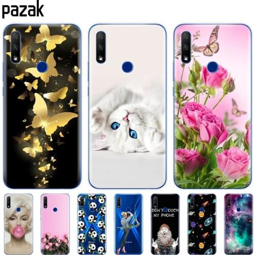Silicon Case For Honor 9X Global Case Honor 9X Premium Soft TPU Back Phone Cover For Huawei Honor 9X Premium STK-LX1 bags Bumper