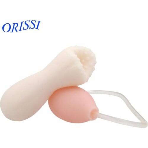ORISSI Silicone Mouth Blow Masturbator Vacuum Pump Oral Sex Products Sex Toys For Men Male Masturbator Sex Products