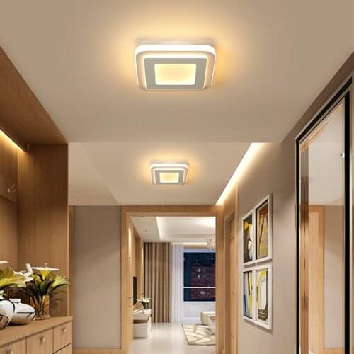 Modern LED Ceiling Lights Round Square Lighting For Bedroom Kitchen Aisle Corridor Indoor Lamps Fixtures Lustres Lampadari Dero