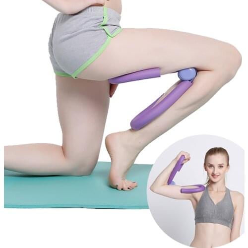 1PC Thigh Exerciser Gym Sports Thigh Master Leg Arm Trainer Muscle Pelvic Foot Workout Exercise Machine Fitness Equipment