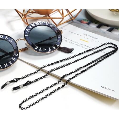 2021 New Colorful Retro Glasses Chain Mask Hanging Chain Anti-lost Lanyard Hanging Chain Fashion Color Glasses Chain Mask Holder