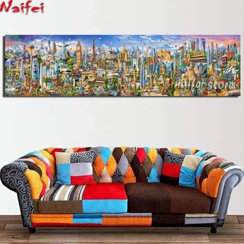 London architecture DIY Diamond Painting Full SquareRound Cross Stitch Big Ben Landscape 5D Embroidery Rhinestone