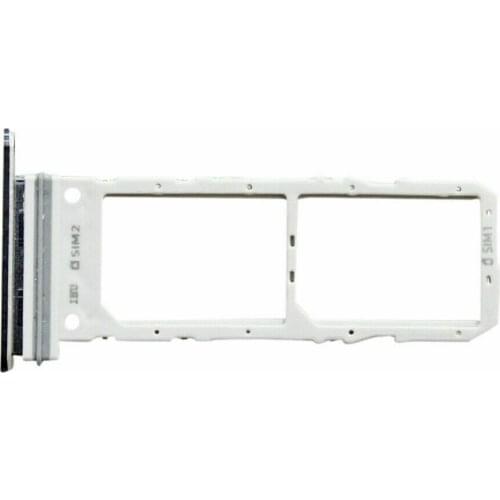White/Silver/Black Color Dual SIM Card And MicroSD Memory Card Tray Holder For Samsung Galaxy Note 10 SM-N970