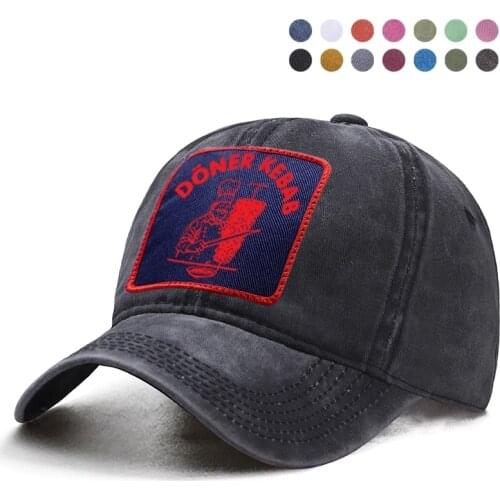 Doner Kebab Donerspie Kebab Baseball Cap Harajuku Dad Solid Trucker Cap Sun Shade Hat Casquette Wash Snapback Womnan Man Sunhat