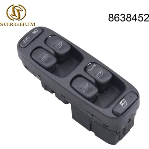8638452 Window Master Switch for Volvo V70 S70 1998 1999 2000 Master Power Window Switch