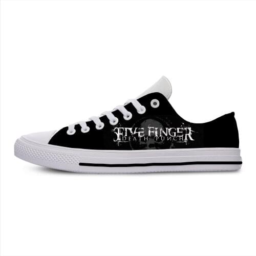 Five Finger Death Punch Fashion Lightweight Classic Canvas Shoes Men Women Casual Breathable Sneakers