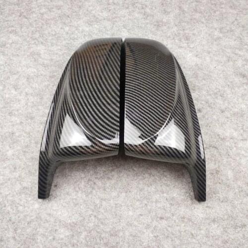 Car Exterior rear view mirror housing Replacement reversing mirror cover For X5 E70 X6 E71 2010 2011 2012 2013 ABS Carbon Look