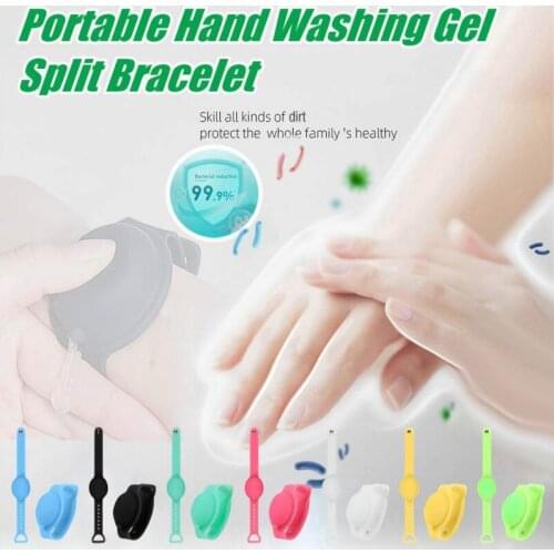 Fashion wristbands Hand Sanitizer Dispensing wristband Hand sanitizer dispenser Silicone Hand Sanitizer wristband Dispensing Hot