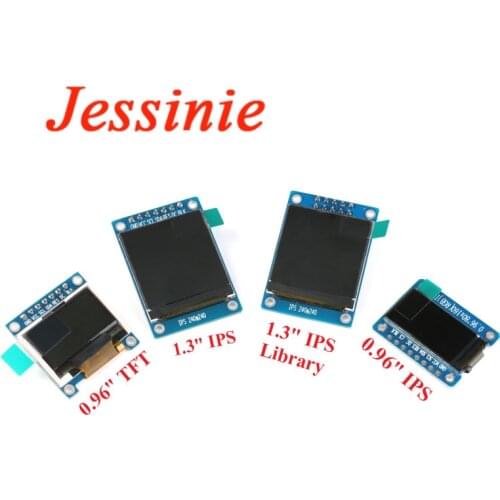 0.96 1.3 inch 0.96" 1.3" IPS Display Module TFT Color LCD HD Screen ST7735 ST7789 Drive For Arduino 240*240 80*160 SPI 65K 262K